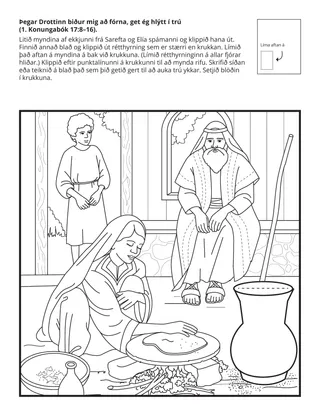 Verkefnasíða Barnafélagsins: Þegar Drottinn biður mig um að fórna, get ég hlýtt í trú