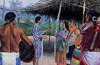 Lamanites place guards around Alma’s people