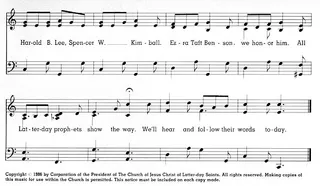 Music, Latter-day Prophets