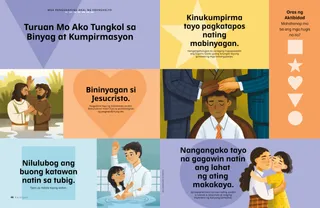 PDF ng pahina na nagpapakita ng mga halimbawa ng binyag at kumpirmasyon