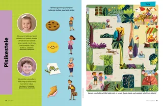 Lehekülje PDF tegevustega väikestele lastele