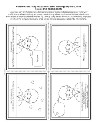 pejin’ny sahanasa ho an’ny Kilonga: Rehefa manao safidy ratsy aho dia afaka manampy ahy hiova i Jesoa