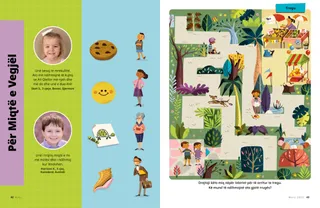 Faqja në PDF me veprimtari për fëmijët e vegjël