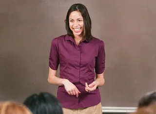 woman teaching