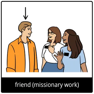 friend (missionary work) gospel symbol