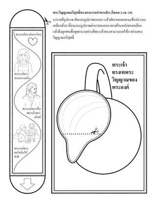 หน้ากิจกรรมปฐมวัย: พระวิญญาณบริสุทธิ์ทรงสามารถนําทางฉัน