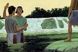 The disciples baptized