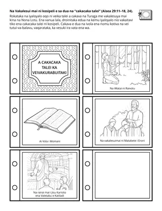 Tabana ni itaviqaravi ni Lalai: Na Vakalesuimai ni kosipeli e dua dina na “cakacaka veivakurabuitaki”
