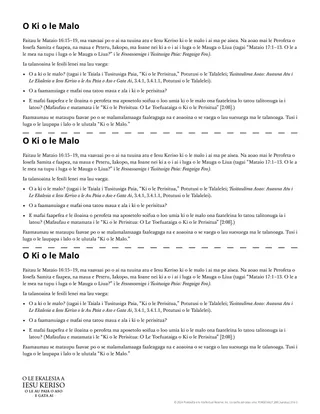 Pepa e tufatufa atu o le O Ki o le Malo