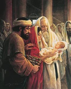 Simeon Reverencing the Christ Child