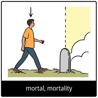 mortal, mortality gospel symbol