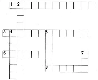 crossword puzzle
