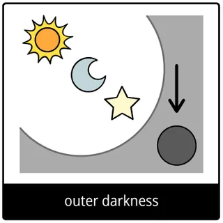 outer darkness gospel symbol