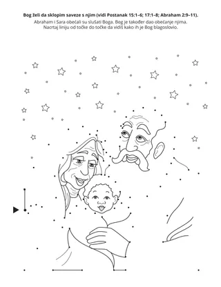 Stranica aktivnosti za Malu školu: Bog želi da sklopim saveze s njim