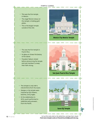 Page PDF with illustrations of temples