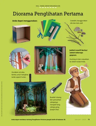 Kegiatan Diorama Penglihatan Pertama