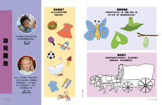 PDF頁面：篷車著色活動，蝴蝶蛻變排序活動，以及安息日選擇活動