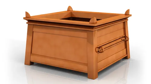 illustration of a bronze altar of sacrifice