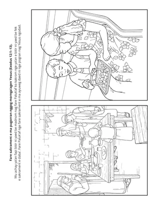 Activity payg ko Primary: Fapi sacrament me ayuweg nigeg ni nggu pug uran Yesus Kristus