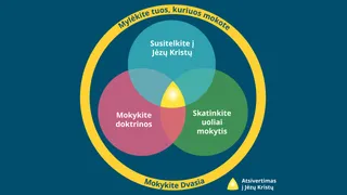 Dvasios vadovaujamos mokymosi patirties paveikslėlis