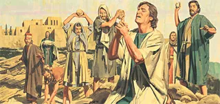 Saul saw Stephen die