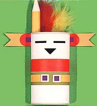 Kachina Doll Pencil Holder