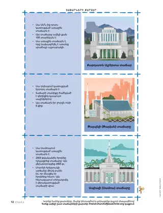 Էջ PDF-ը՝ տաճարների նկարներով