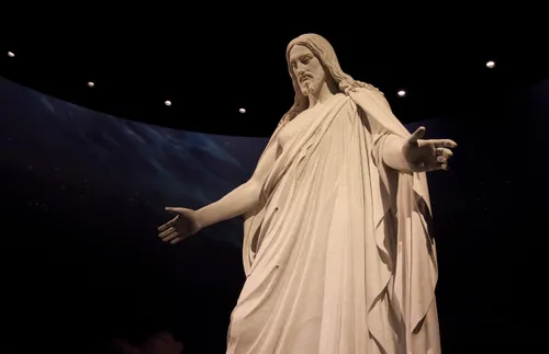 a Christus statue