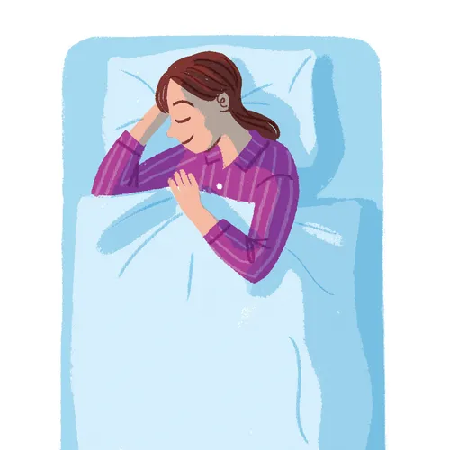 young woman sleeping