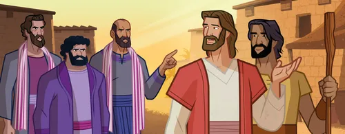 Leaders are angry at Jesus for healing on the Sabbath.