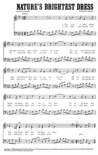 Music, Nature’s Brightest Dress