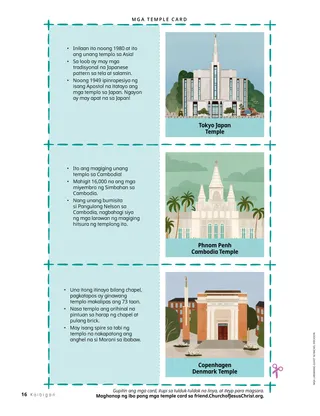 PDF ng mga temple card