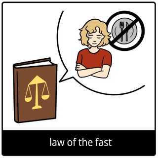 law of the fast gospel symbol