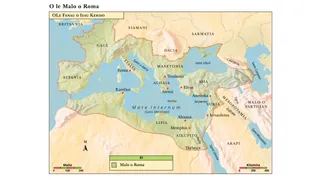 faafanua o le Malo o Roma i le taimi o le soifua mai o Keriso