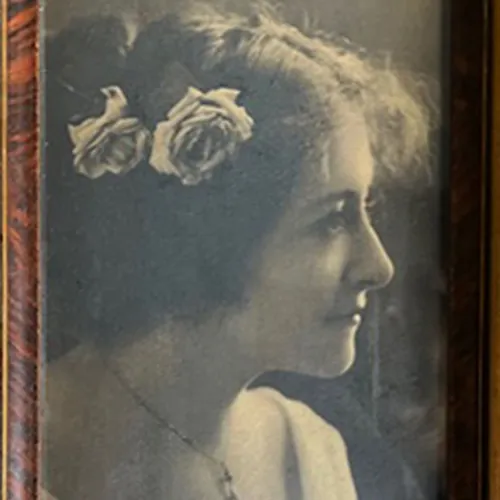 wedding photograph of author’s grandmother