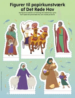 Aktivitets-PDF med udklippede figurer