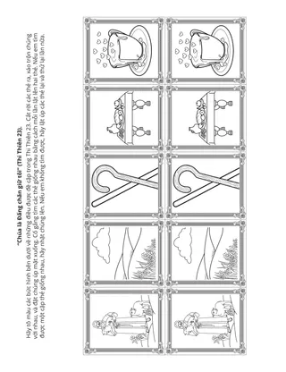 Trang sinh hoạt cho Hội Thiếu Nhi: Chúa là Đấng Chăn của tôi