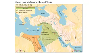 cartina dell’Impero neo-babilonese nel 600–587 a.C.