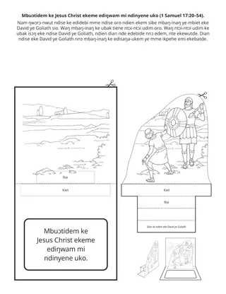 Ikpa-ŋwed edinam eke Primary: Mbuɔtidem ke Jesus Christ ekeme ediŋwam mi ndinyene uko