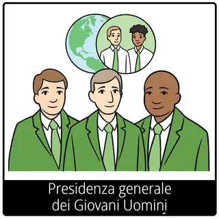Simbolo del Vangelo “Presidenza generale dei Giovani Uomini”