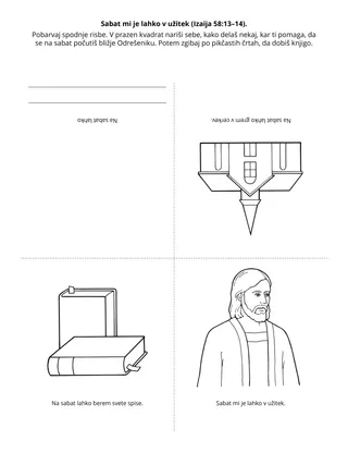 Stran z dejavnostjo za Osnovno: Sabat mi je lahko v užitek