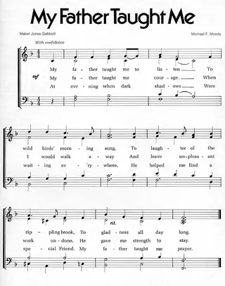 Music, With confidence