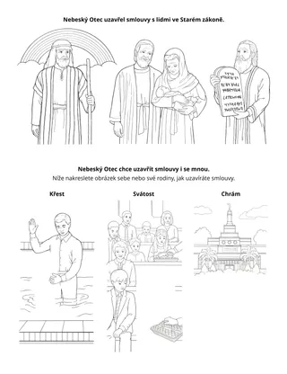 Stránka s činností pro Primárky: Nebeský Otec chce se mnou uzavřít smlouvy