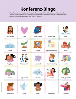 Artikel (PDF) mit einem Raster voller Illustrationen