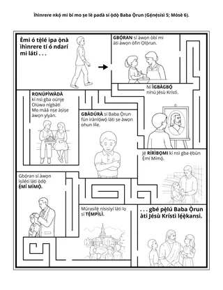 Ojú-ewé ṣíṣe Alákọ̀ọ́bẹ̀rẹ̀: Ìhìnrere nkọ́ mi bí mo ti lè padà sí ọ̀dọ̀ Baba Ọ̀run