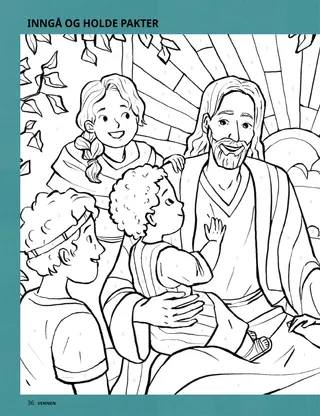 PDF med fargeleggingsaktivitet etter tall