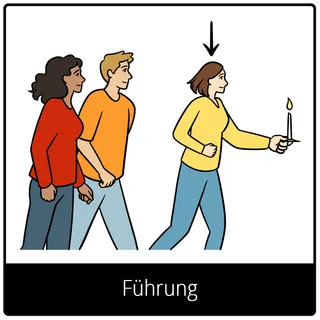 Symbol für Evangeliumsbegriff: Führung