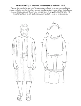 Halaman kegiatan Pratama: Yesus Kristus dapat membuat roh saya bersih