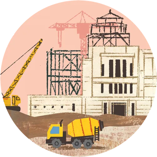 A temple under construction