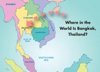 map of Southeast Asia